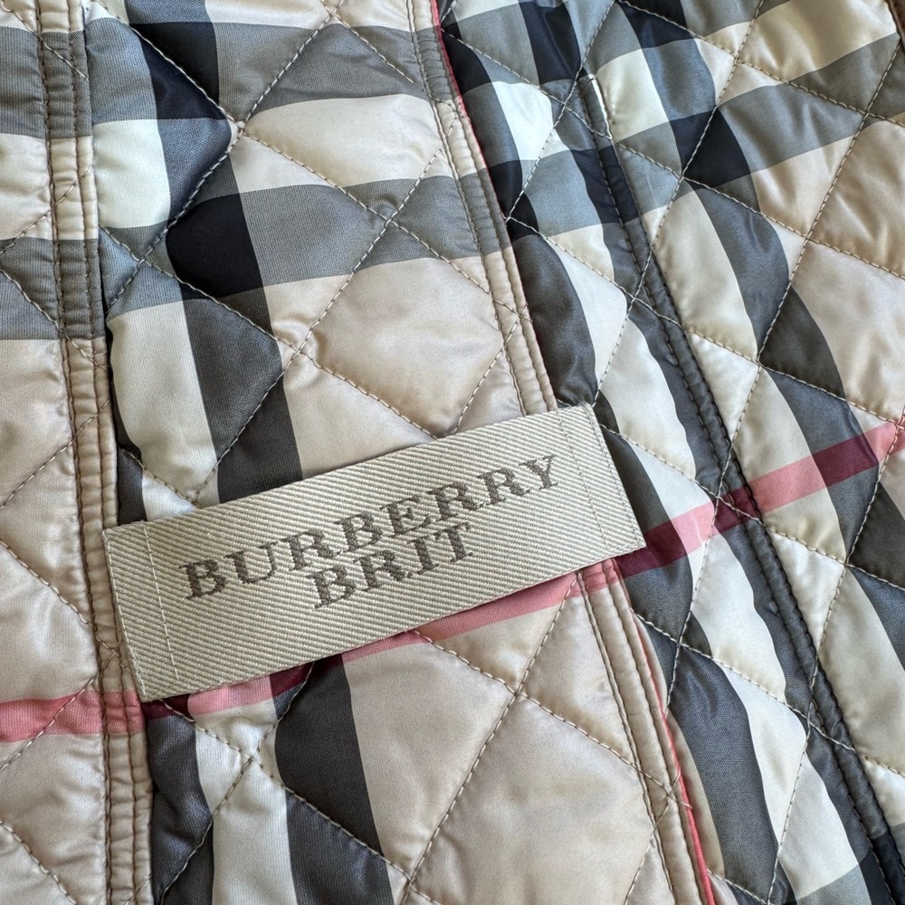 Burberry Brown Quilted Utility Jacket - Picture 6 of 6